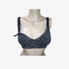 Maternity Nursing Bra - Cotton Non-Wired Mother’s Bra (Black with Dot Print) | LadyxCoral